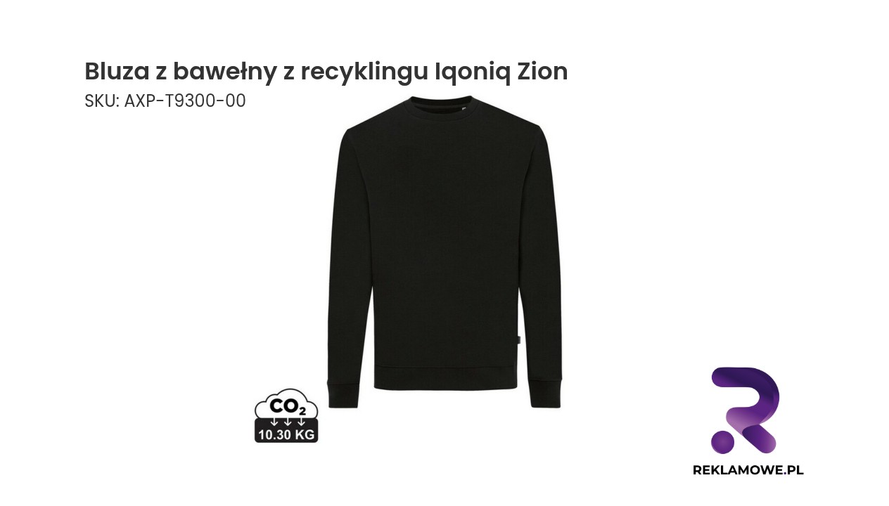 Bluza z bawełny z recyklingu Iqoniq Zion Ekologiczna bluza marki Iqoniq Zion z recyklingowanej bawełny