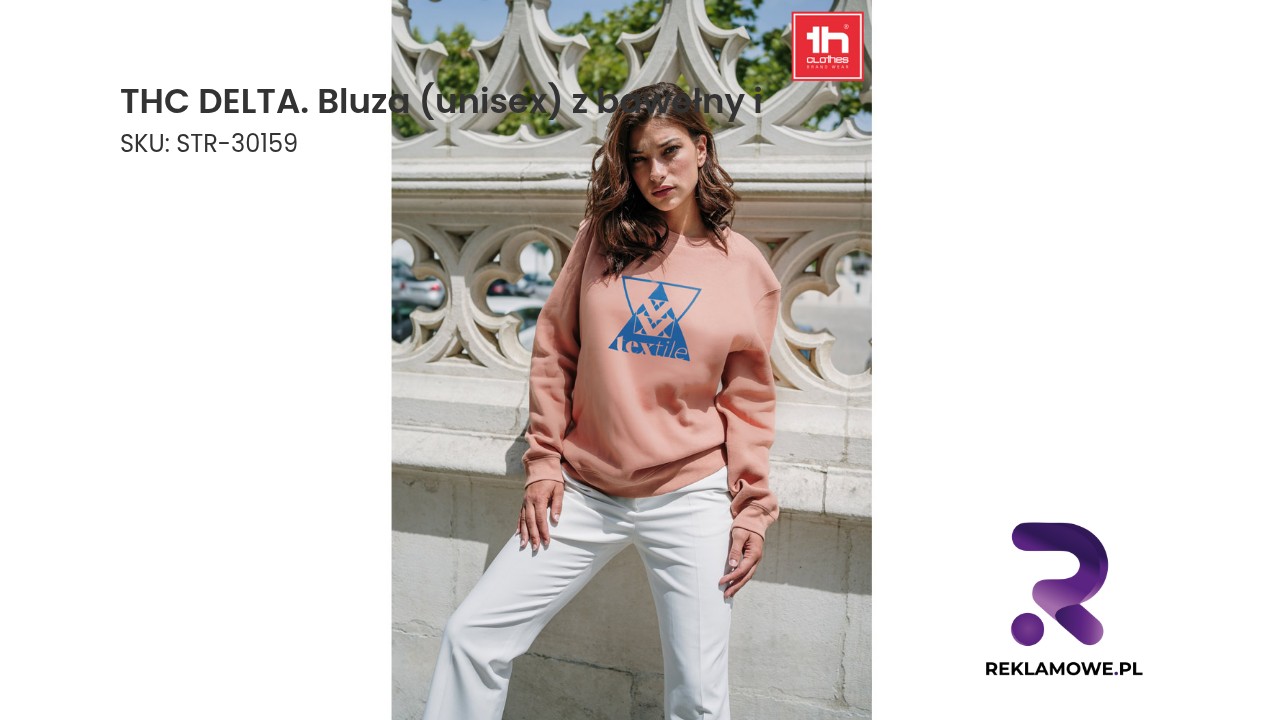 Bluza unisex z bawełny THC DELTA