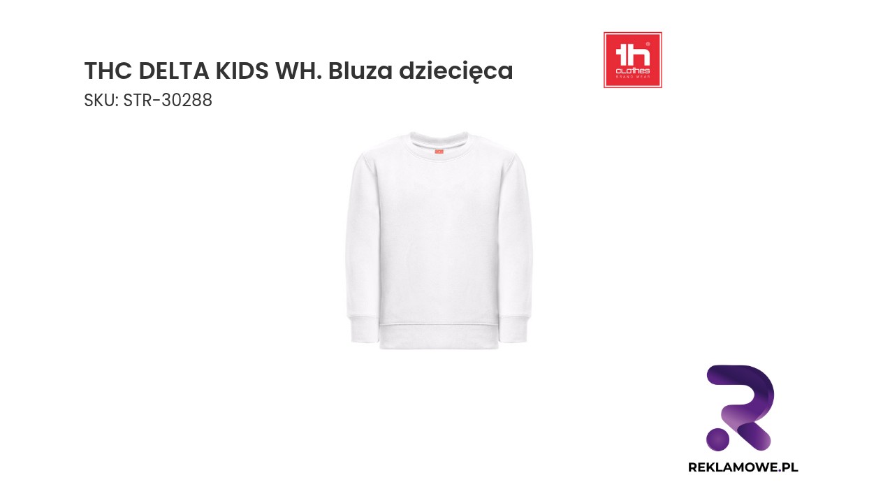 Bluza dziecięca THC DELTA KIDS w kolorze białym