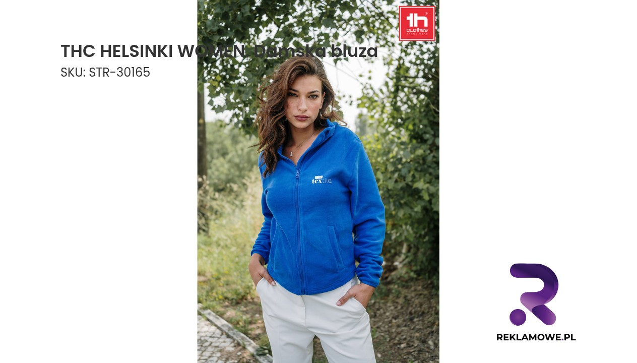 THC HELSINKI WOMEN. Damska bluza polarowa z poliestrowym taliowana Damska bluza THC Helsinki w kolorze