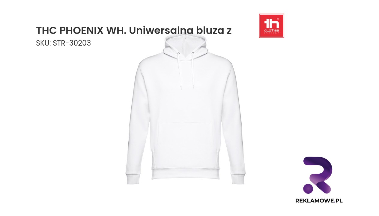 Uniwersalna bluza THC Phoenix w kolorze białym