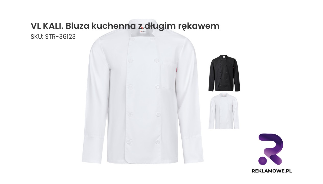 Bluza kuchenna z długim rękawem VL KALI