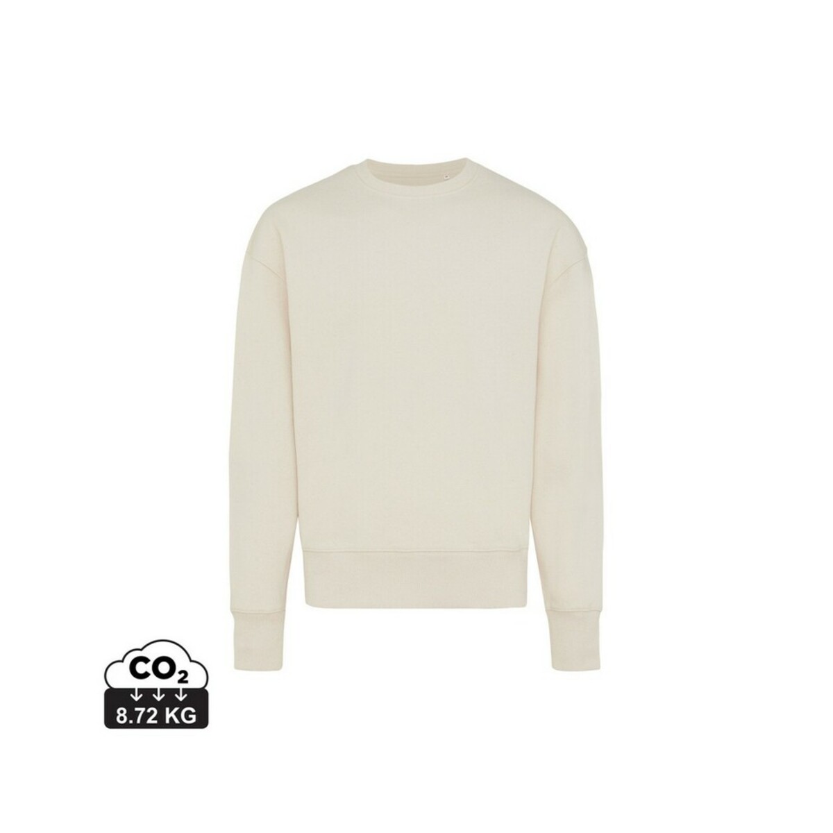 Luźna bluza z bawełny z recyklingu Iqoniq Kruger T9302.001.L_S_0