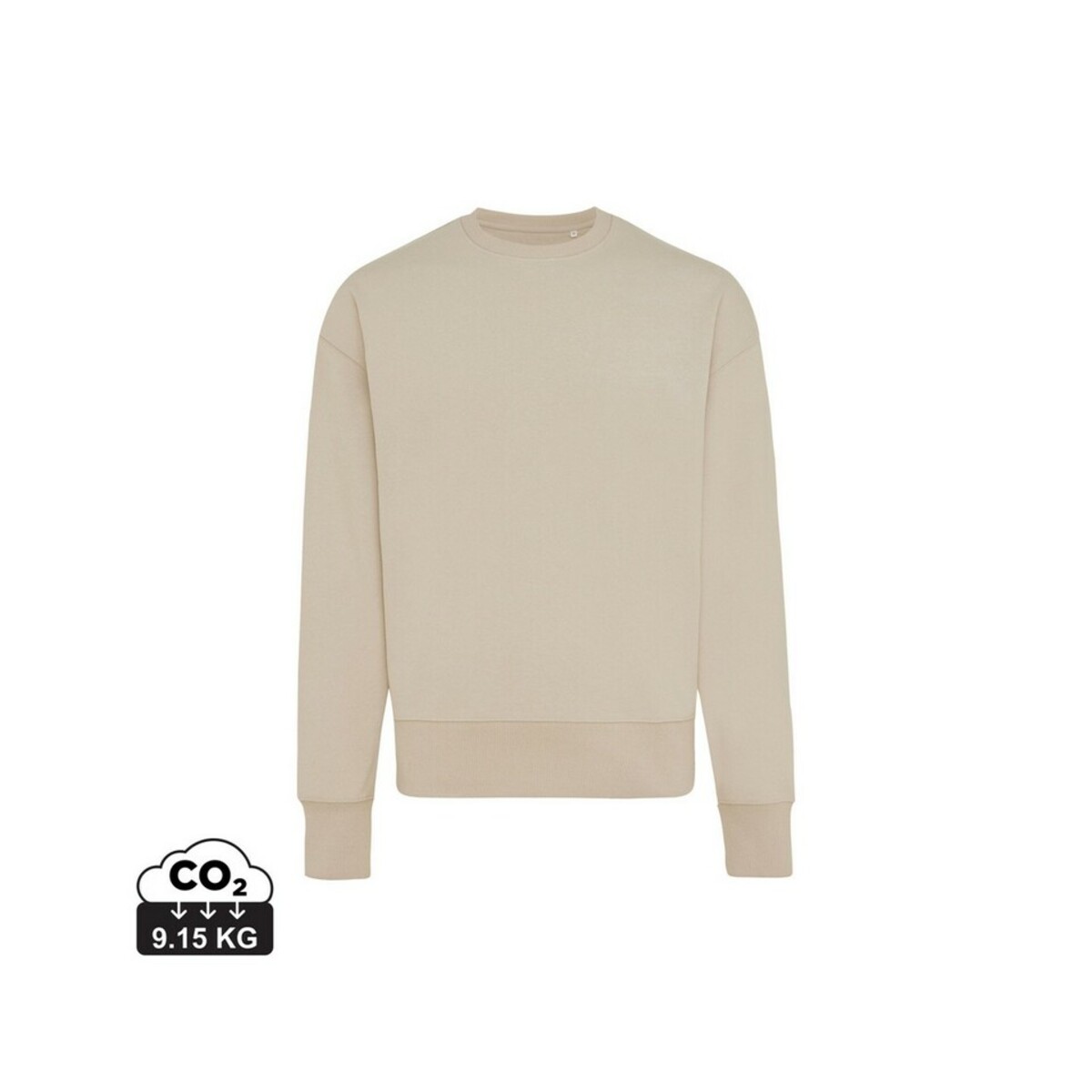 Luźna bluza z bawełny z recyklingu Iqoniq Kruger T9302.001.L_S_0