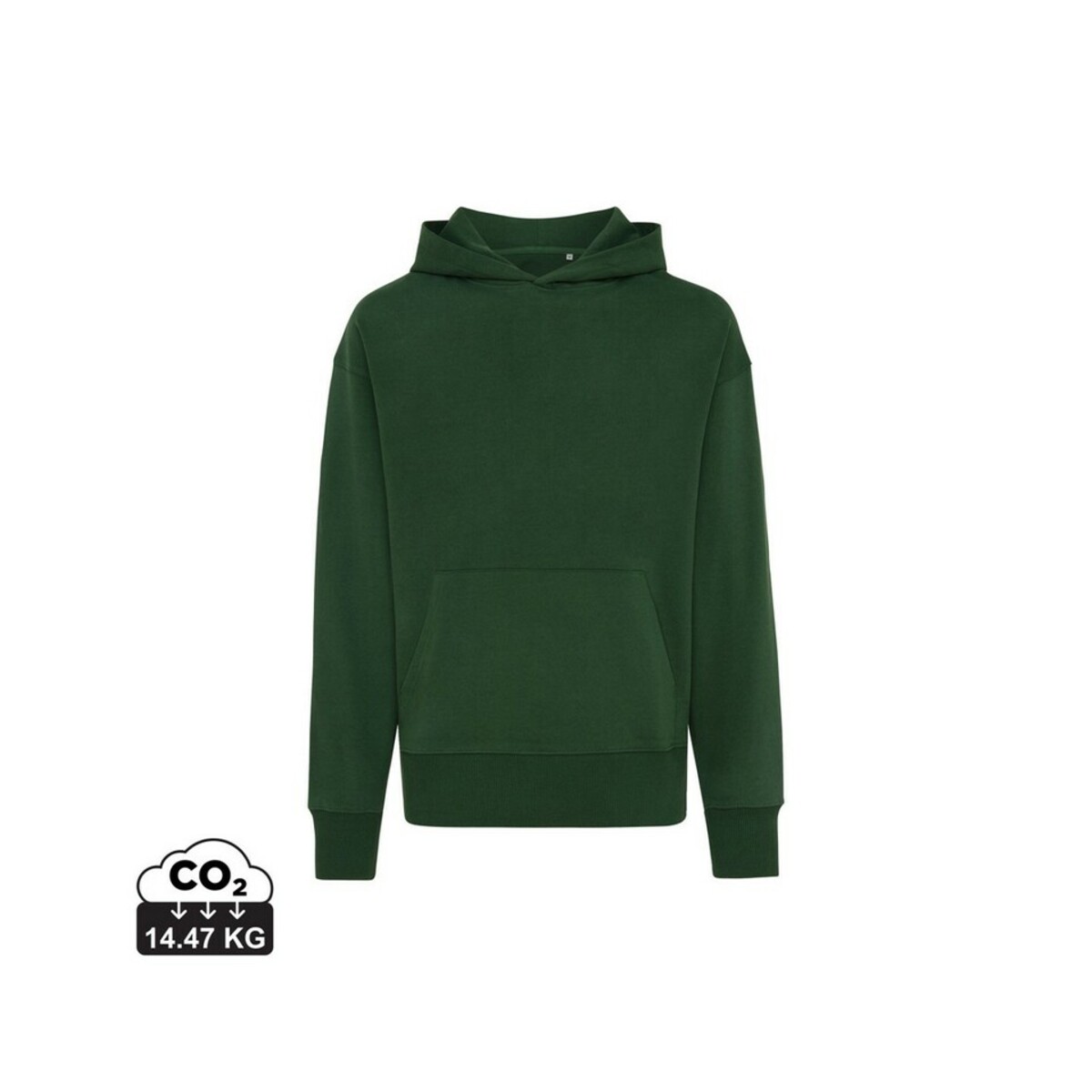 Luźna bluza z kapturem z bawełny z recyklingu Iqoniq Yoho T9402.001.L_S_0