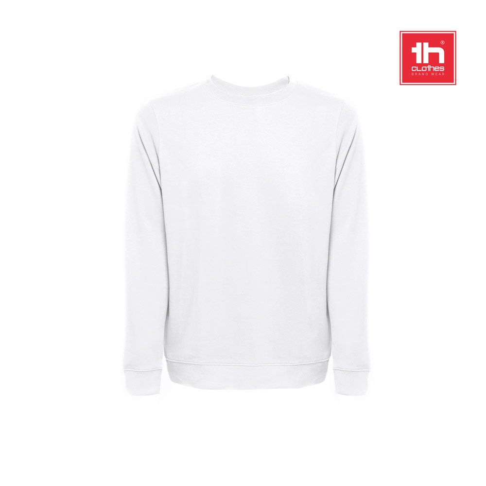 THC COLOMBO WH. Bluza (unisex) z włoskiej frotte bez zapięcia. Kolor biały 30265_set