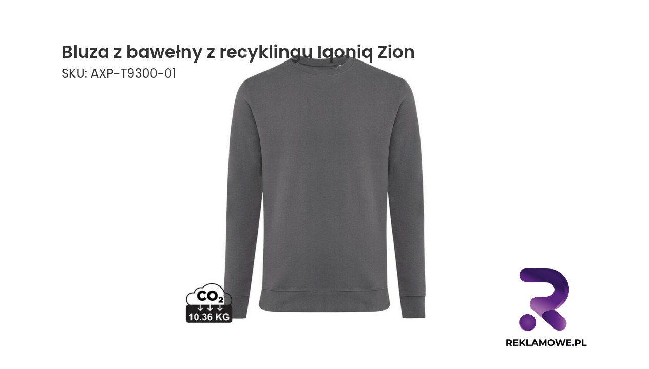 Bluza z bawełny z recyklingu Iqoniq Zion Bluza z bawełny z recyklingu Iqoniq Zion – ekologiczna bluza bawełniana