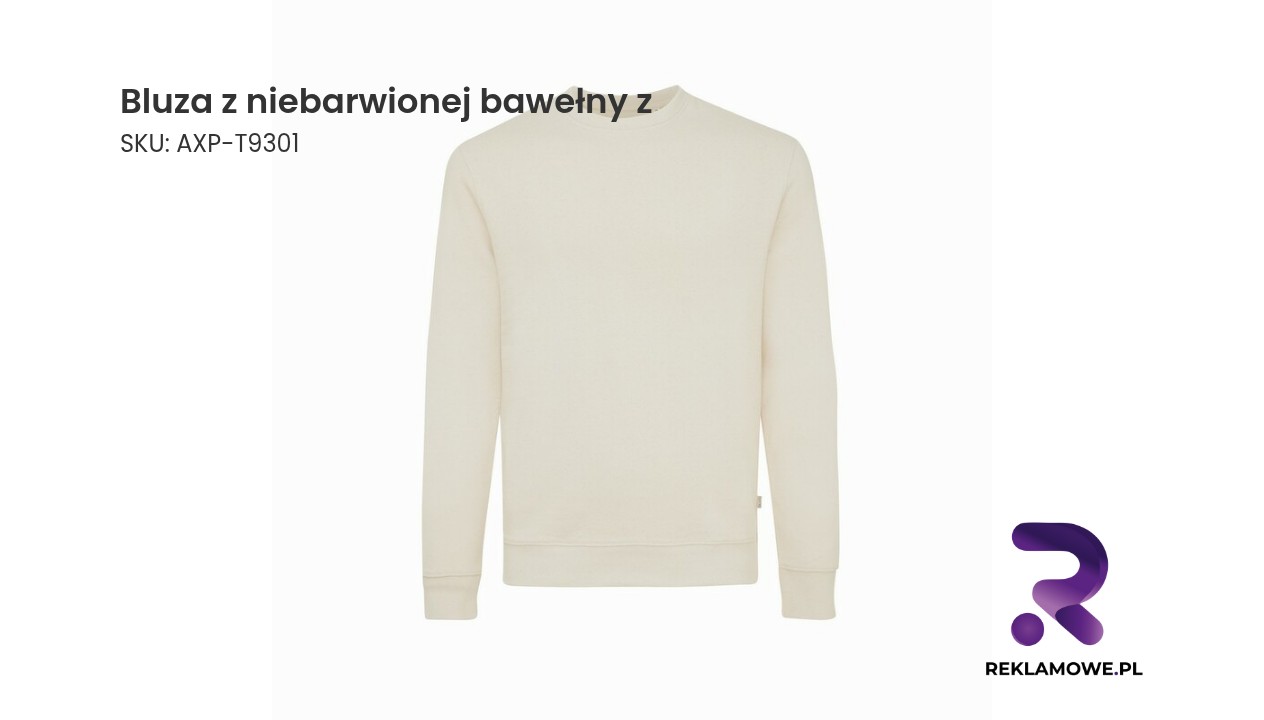 Bluza z niebarwionej bawełny z - zdjęcie produktu