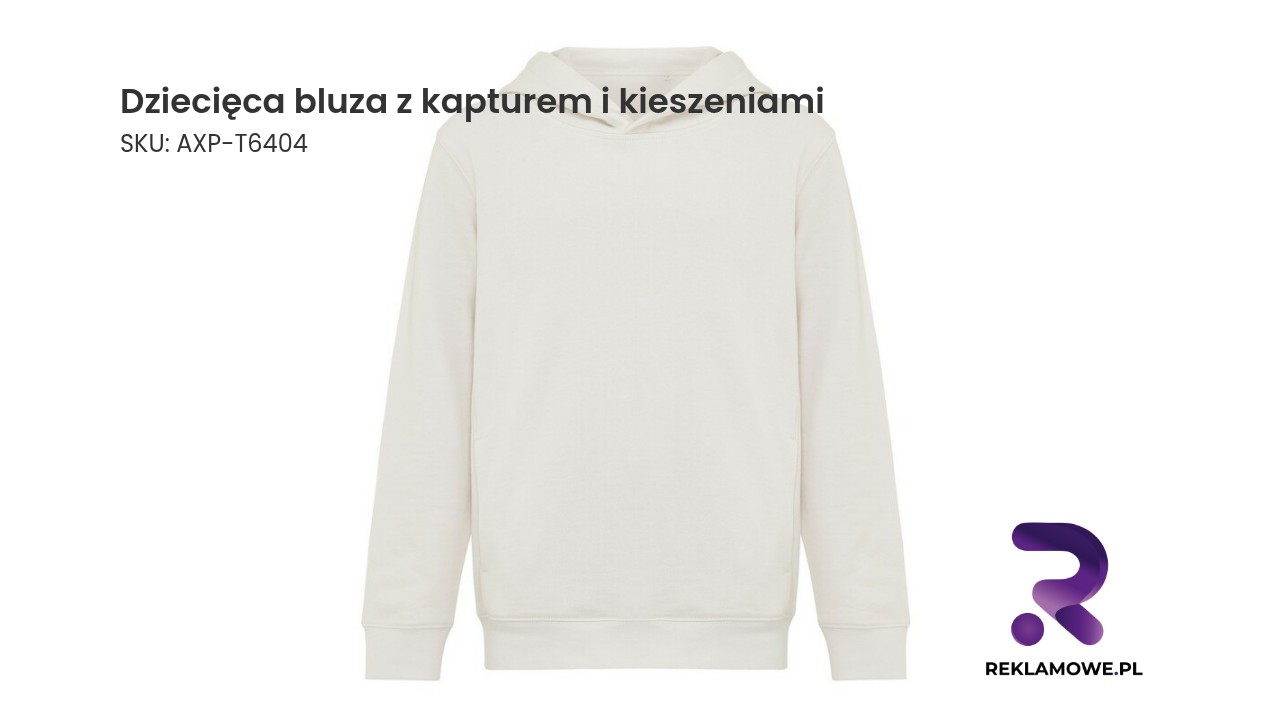 Dziecięca bluza z kapturem i kieszeniami Iqoniq Yengo z bawełny z recyklingu Dziecięca bluza z kapturem i przestronnymi kieszeniami w kolorze pastelowym