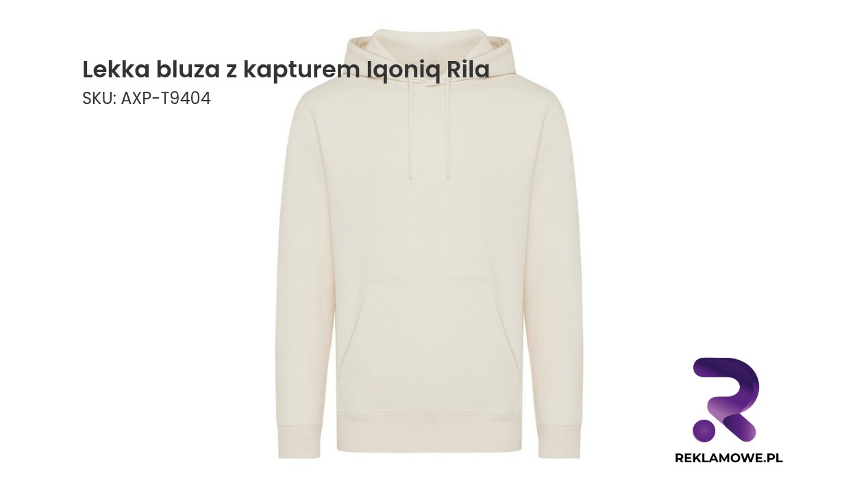 Lekka bluza z kapturem Iqoniq Rila – zdjęcie produktu