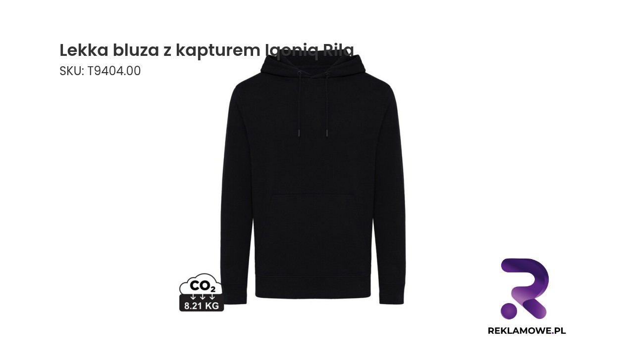 Lekka bluza z kapturem Iqoniq Rila na modelu